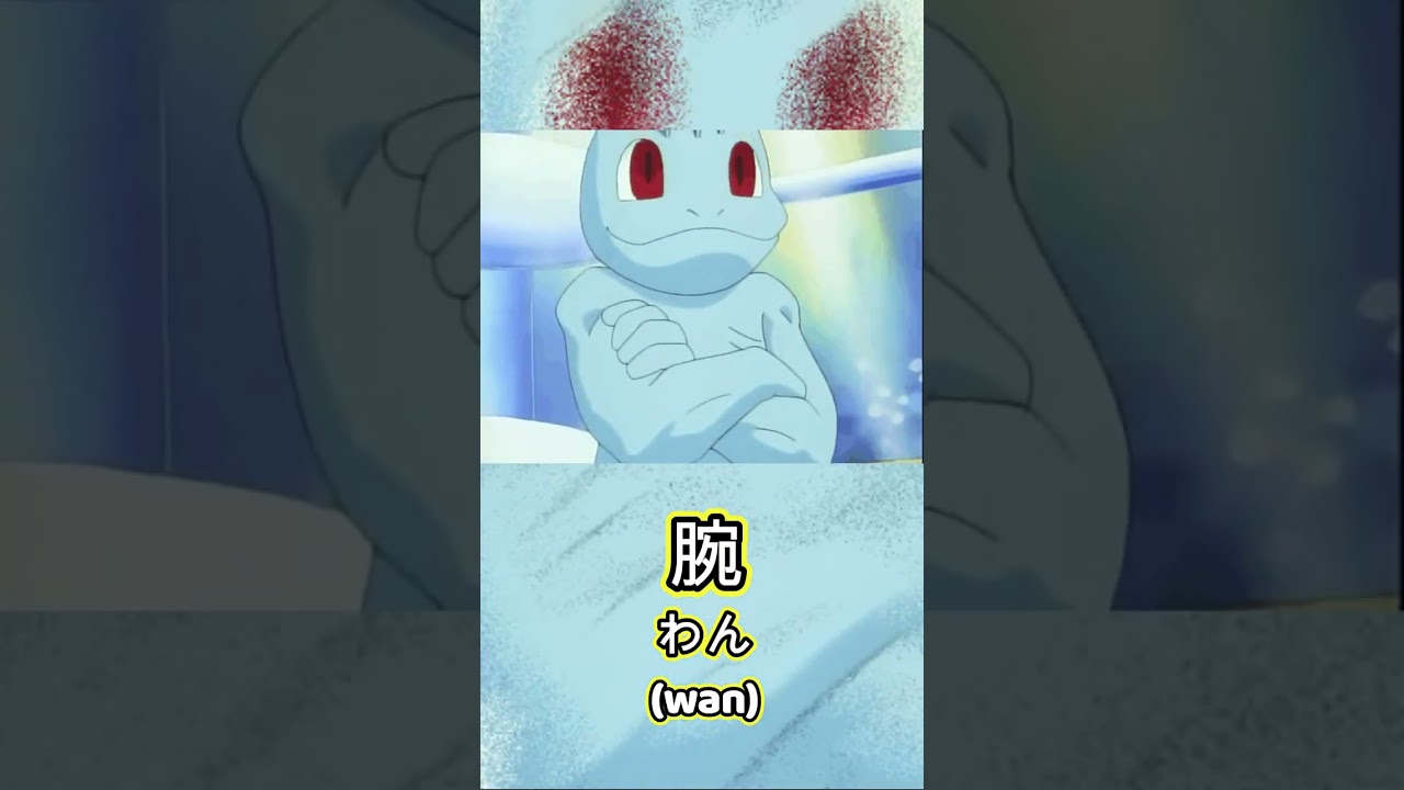 ポケモンと一緒に日本語を学ぼう！ | | #0066 マチョップ - ワンリキー ワンリキ