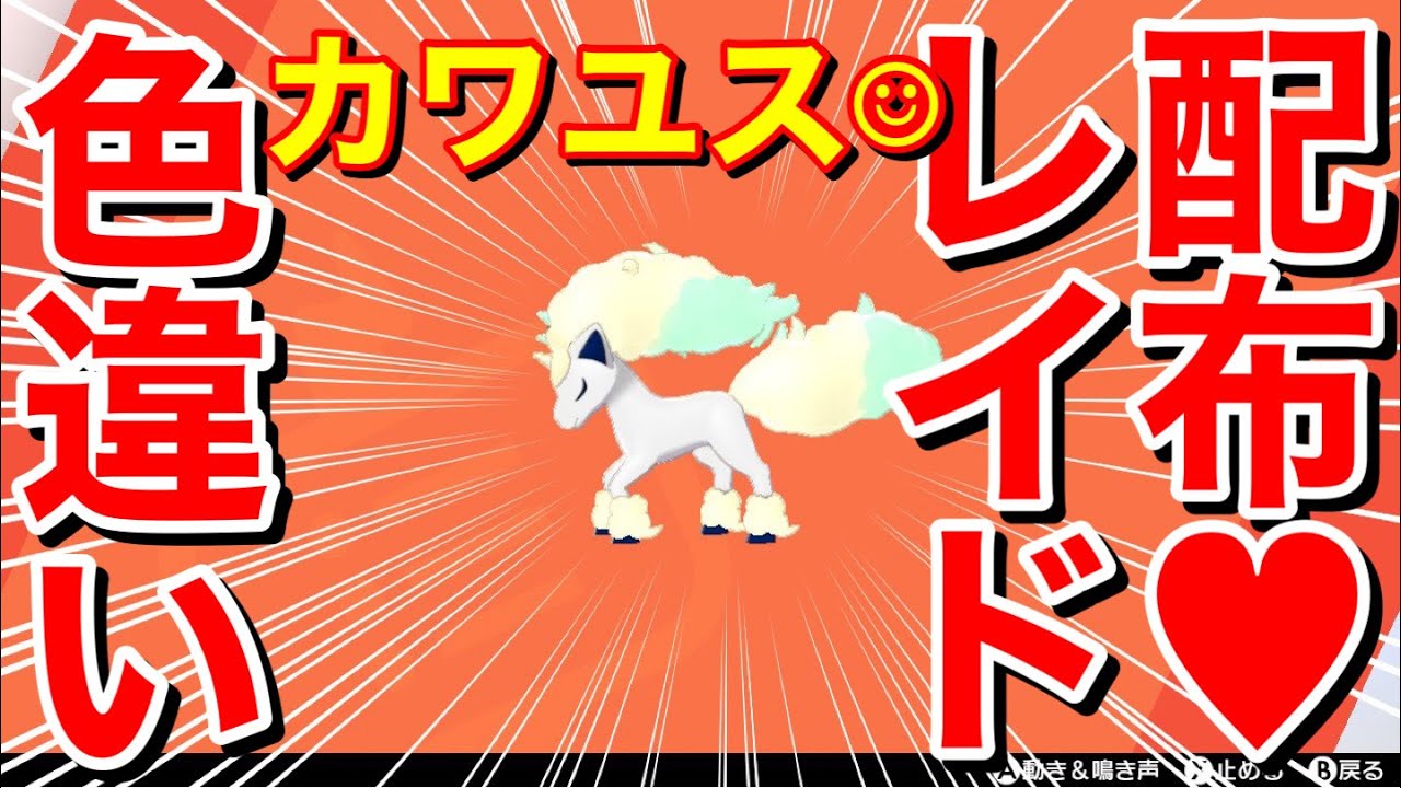 🔴【初見さん大歓迎】（順番制）ポニータ(ガラル)⭐︎形♀C抜け1V通常特性ようき色違いレイド配布【ポケモン剣盾】