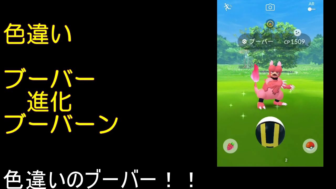 色違いブーバー進化ブーバーン【ポケモンGO】