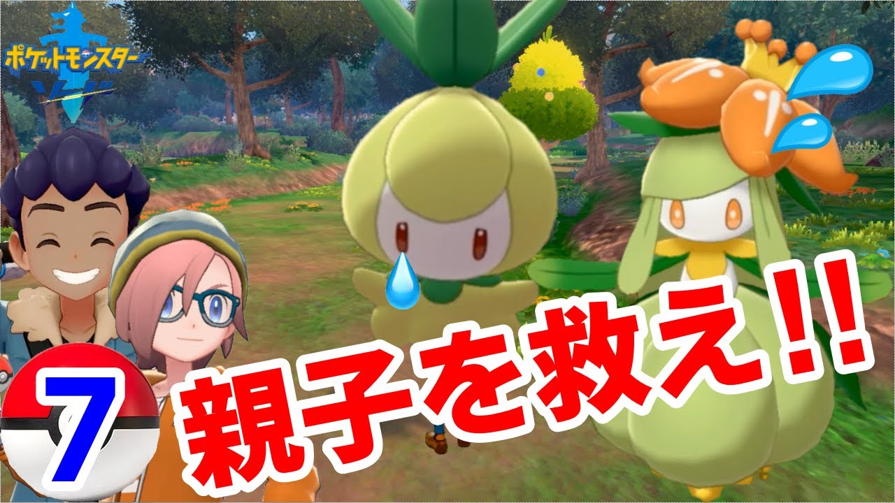 ポケモン剣【鎧の孤島#7】迷子の迷子のチュリネちゃん♪♪【ゆずとら】