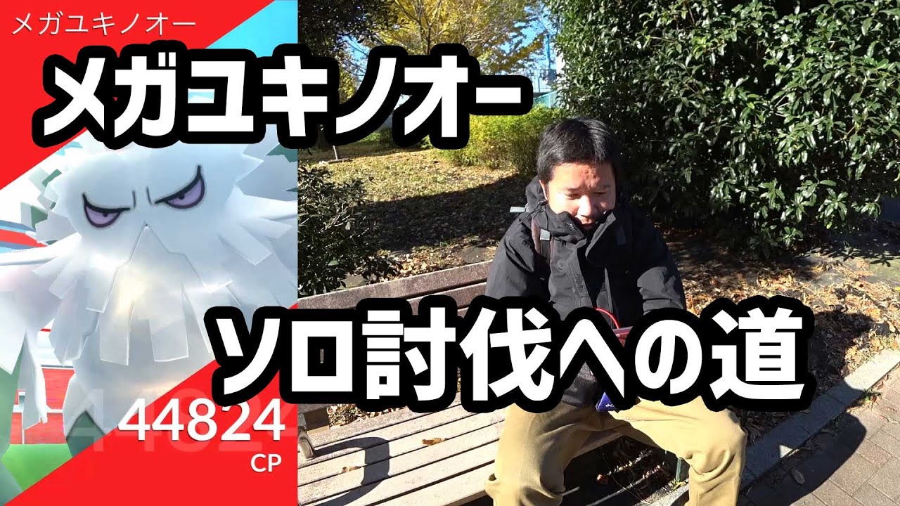 【ポケモンGO】メガユキノオー、最小ソロ討伐への道