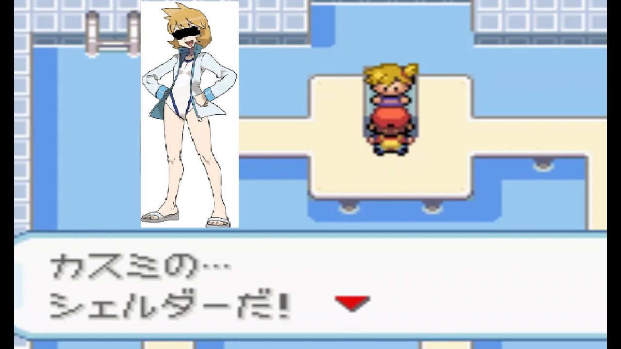 ジョーク:カスミのシェルダーを見上げてみた