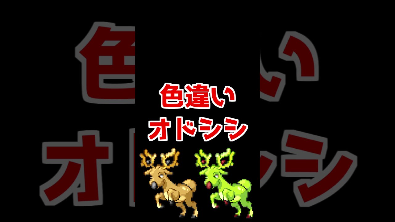 オドシシって知ってる？【ポケモンDPPt】#Shorts