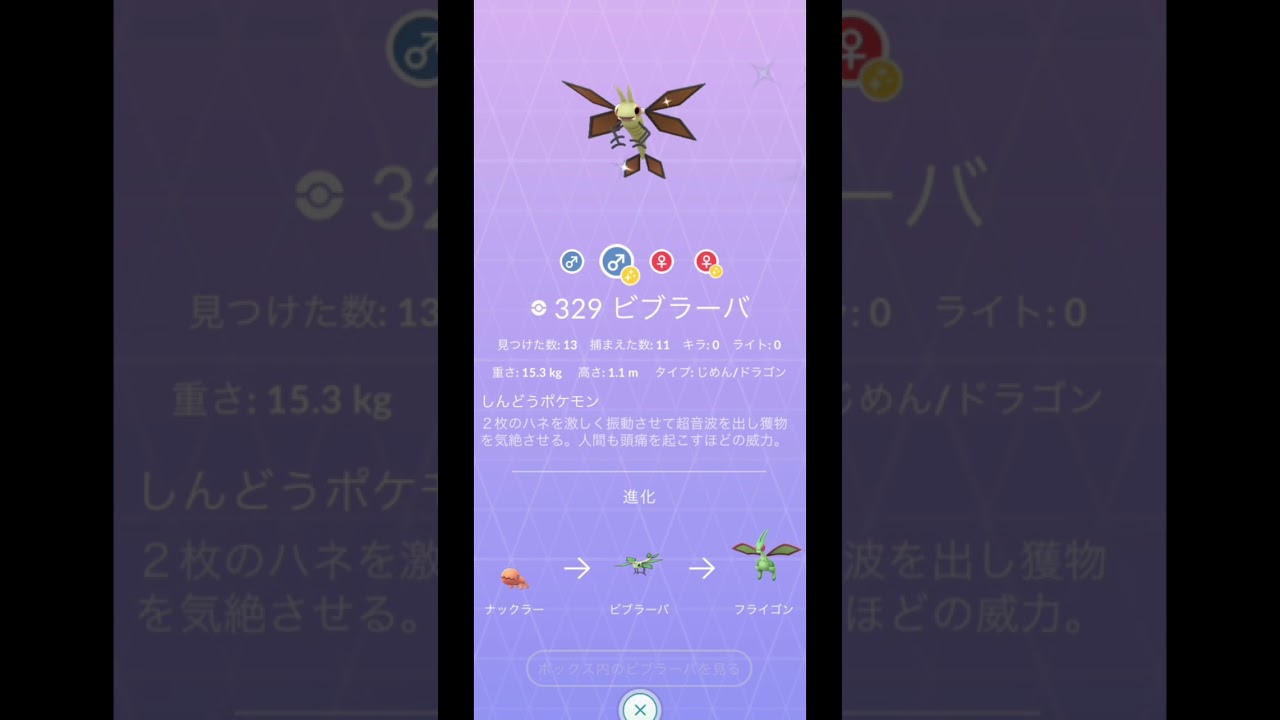 ナックラーからの〜(ありじごくポケモン昇進)【色違い】ダイパ