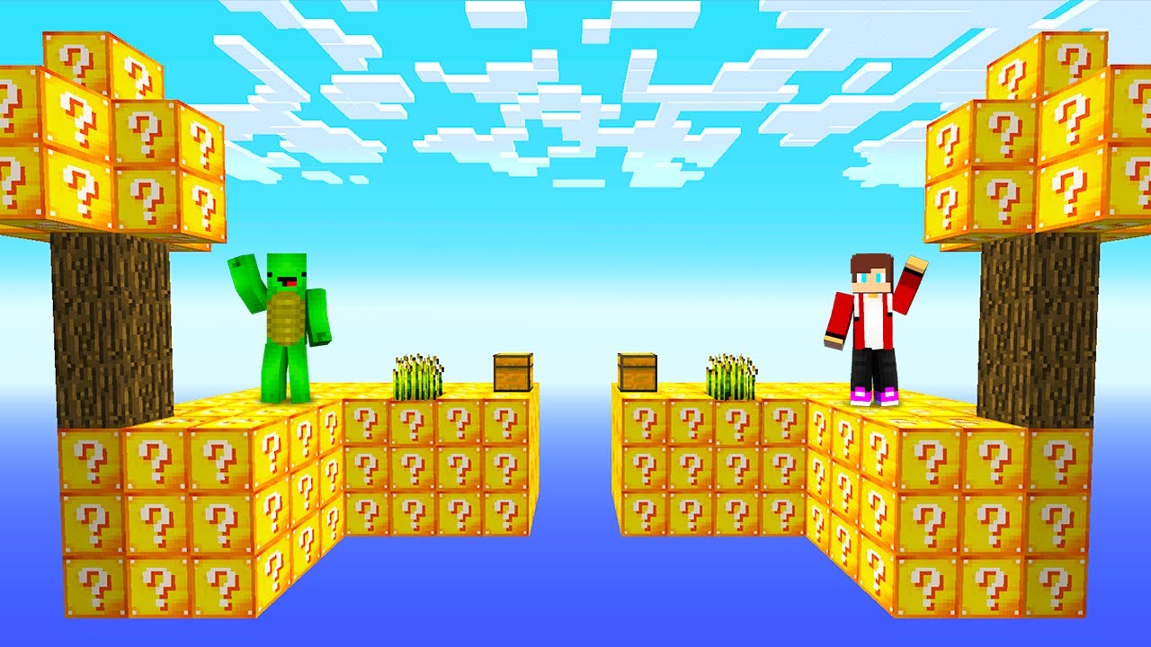 ラッキーブロック島を本気でクリアしようとした結果！？【まいくら・マインクラフト】