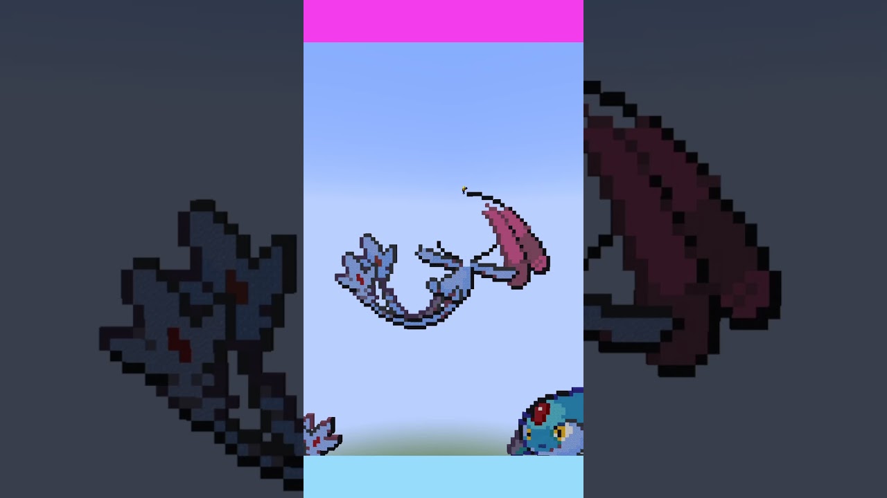 [エムリット]ダイパリメイク発売記念ドット絵[Minecraft][ポケモン]