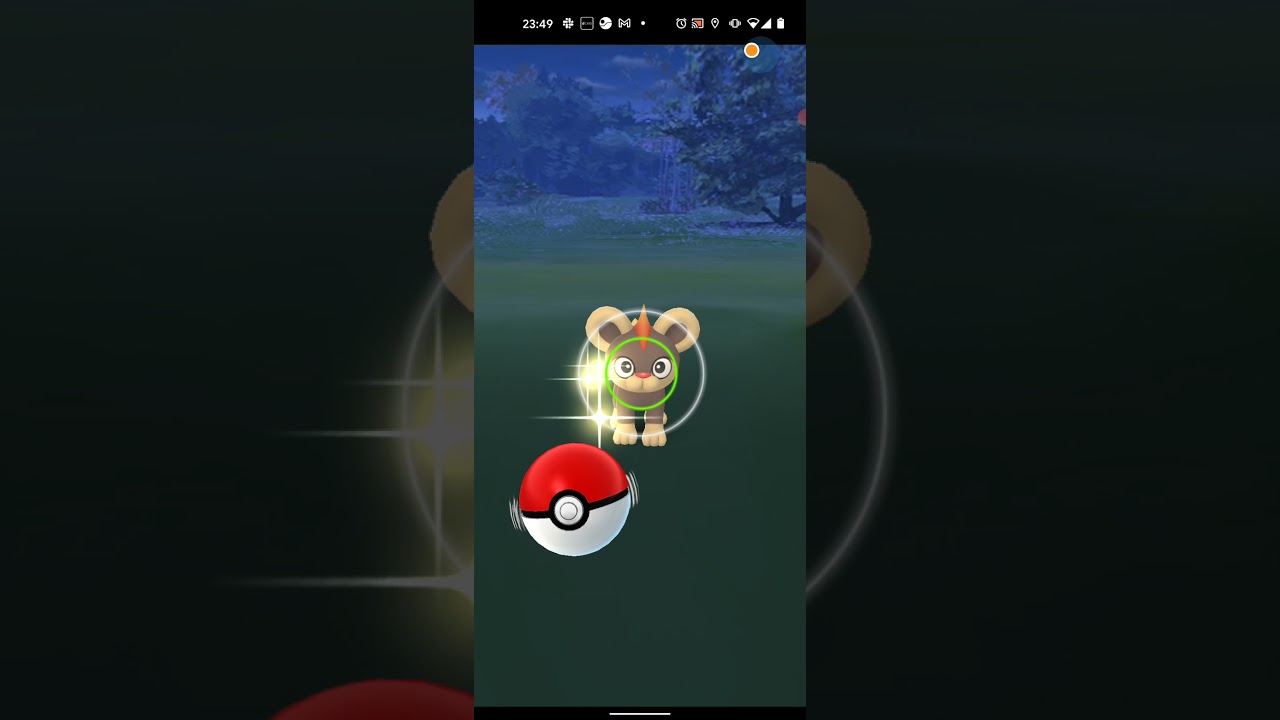 【ポケモンGO】シシコをワンショット・エクセレント・カーブスローでゲットしただけの動画