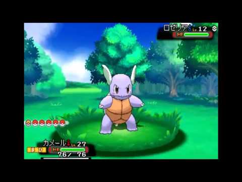 ポケモン全国図鑑008カメールの普通色と色違いを連続で召喚