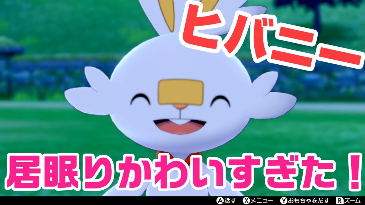 【ポケモンキャンプ実況】ヒバニーの居眠りかわいすぎ！(＋エースバーン)