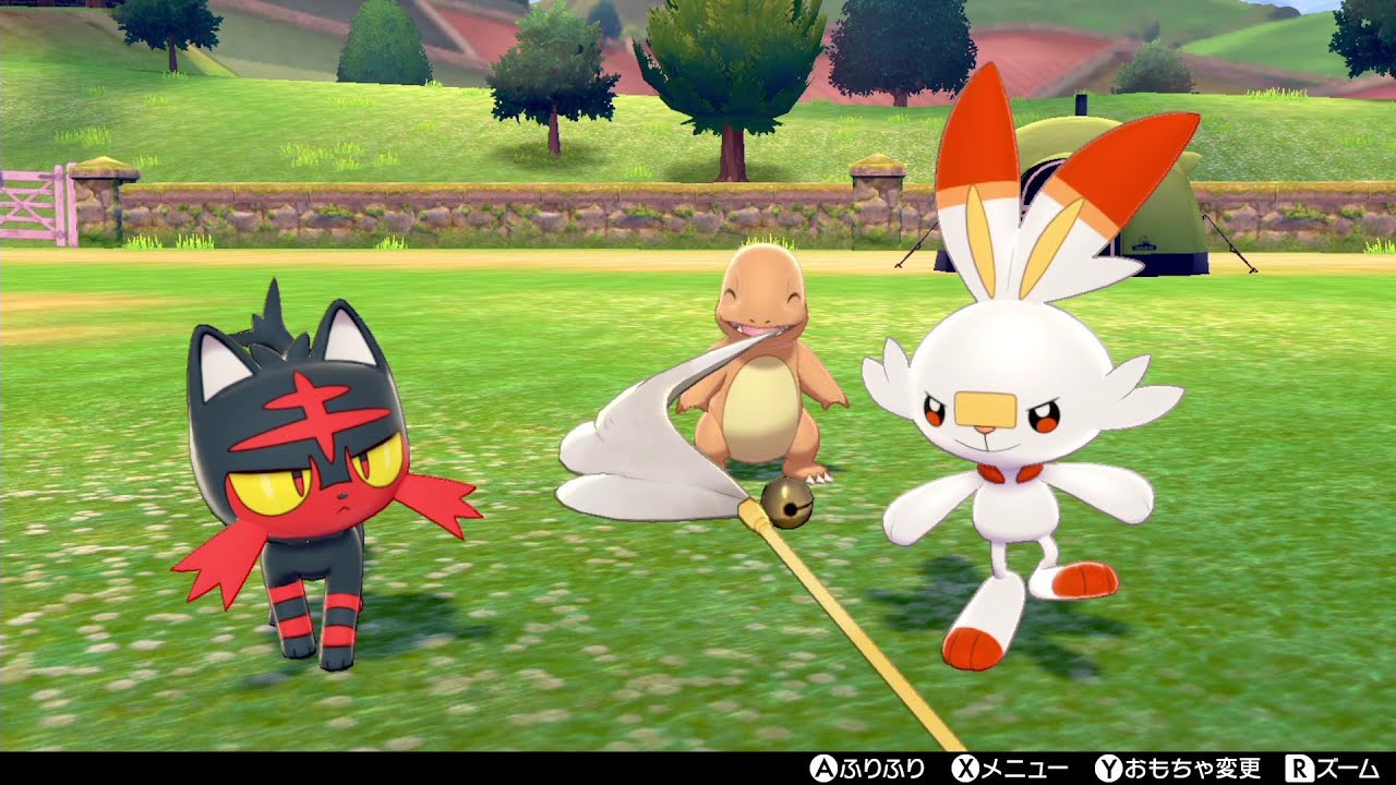 ポケモンホーム解禁！ヒトカゲ・ニャビー・ヒバニーで合同キャンプ！【ポケモン剣盾/ソードシールド/ポケモンHOME】