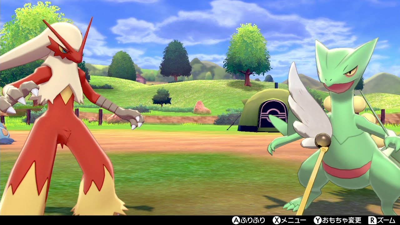 冠の雪原配信！ジュカイン・バシャーモ・ラグラージとポケモンキャンプで戯れます【ポケモン剣盾/ソードシールド/　冠の雪原】