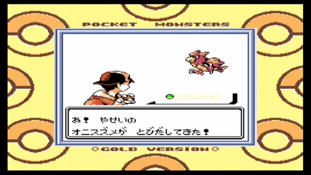 チコリータの相方をゲットする回【ポケットモンスター金】#2