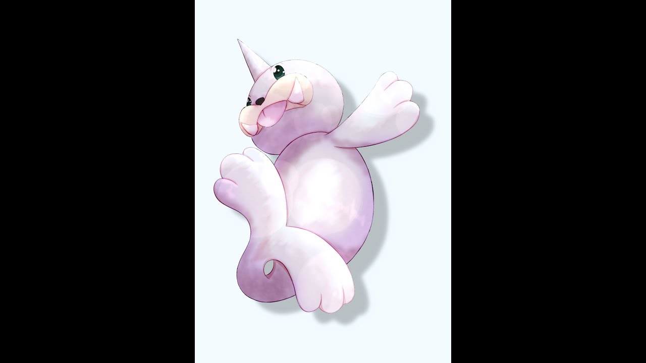 【イラストメイキング】パウワウ（ポケットモンスター）【フル版】