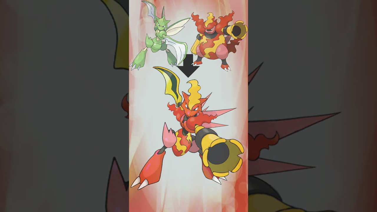 ストライクとブーバーンを合成して遠近両用ポケモン作った