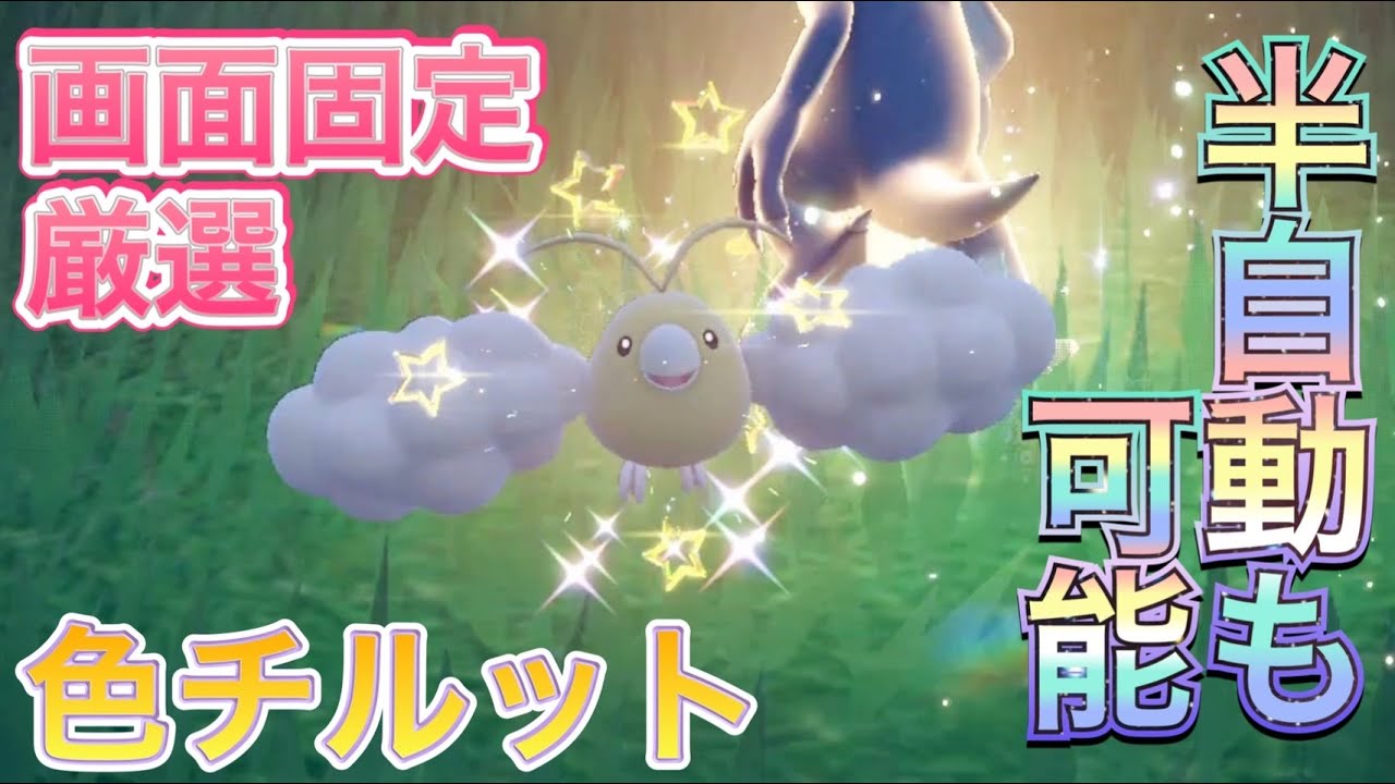 【最新情報】半自動も可能なチルットの色違い厳選方法をご紹介【ポケモンSV】