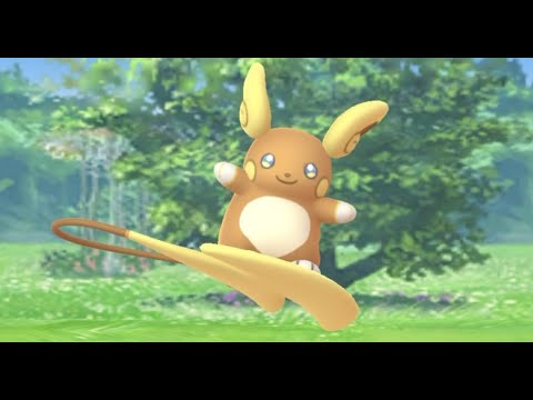 【ポケモンGO】レイドの可愛いアローラライチュウ #shorts