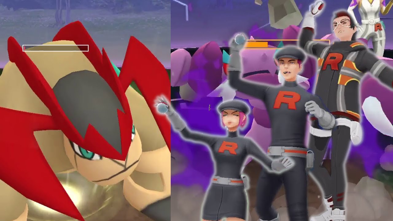 テラキオン　VSロケット団【ポケモンGO】