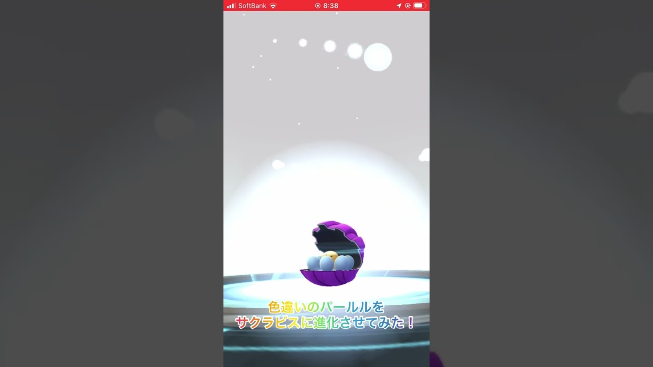 色違いのパールルをサクラビスに進化させてみた！　#色違い