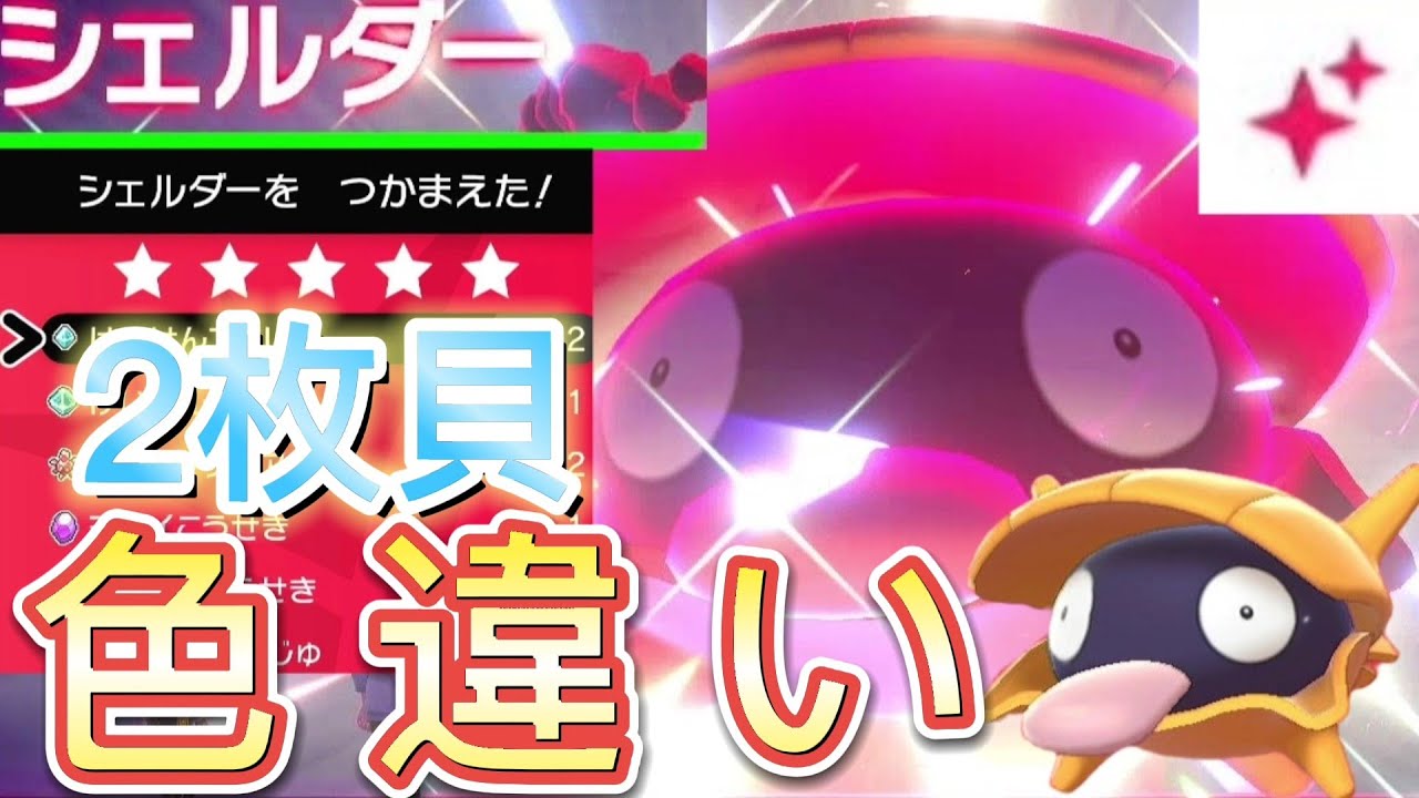 【期間限定レイド】色違いシェルダー出現率アップ！ゲットして連れ歩き＆色違い出し方も解説！イベントレイド/ポケモン剣盾/ソードシールド/Nintendo Switch