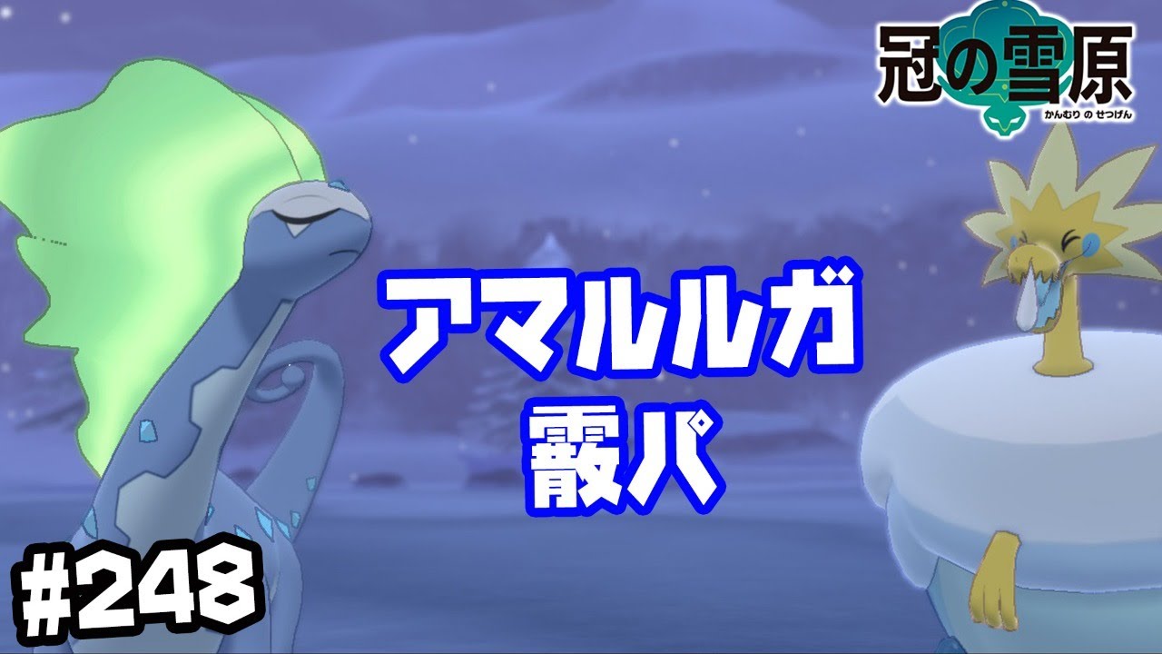 【ダブルバトル】アマルルガ霰パ　#248【ポケモン剣盾】