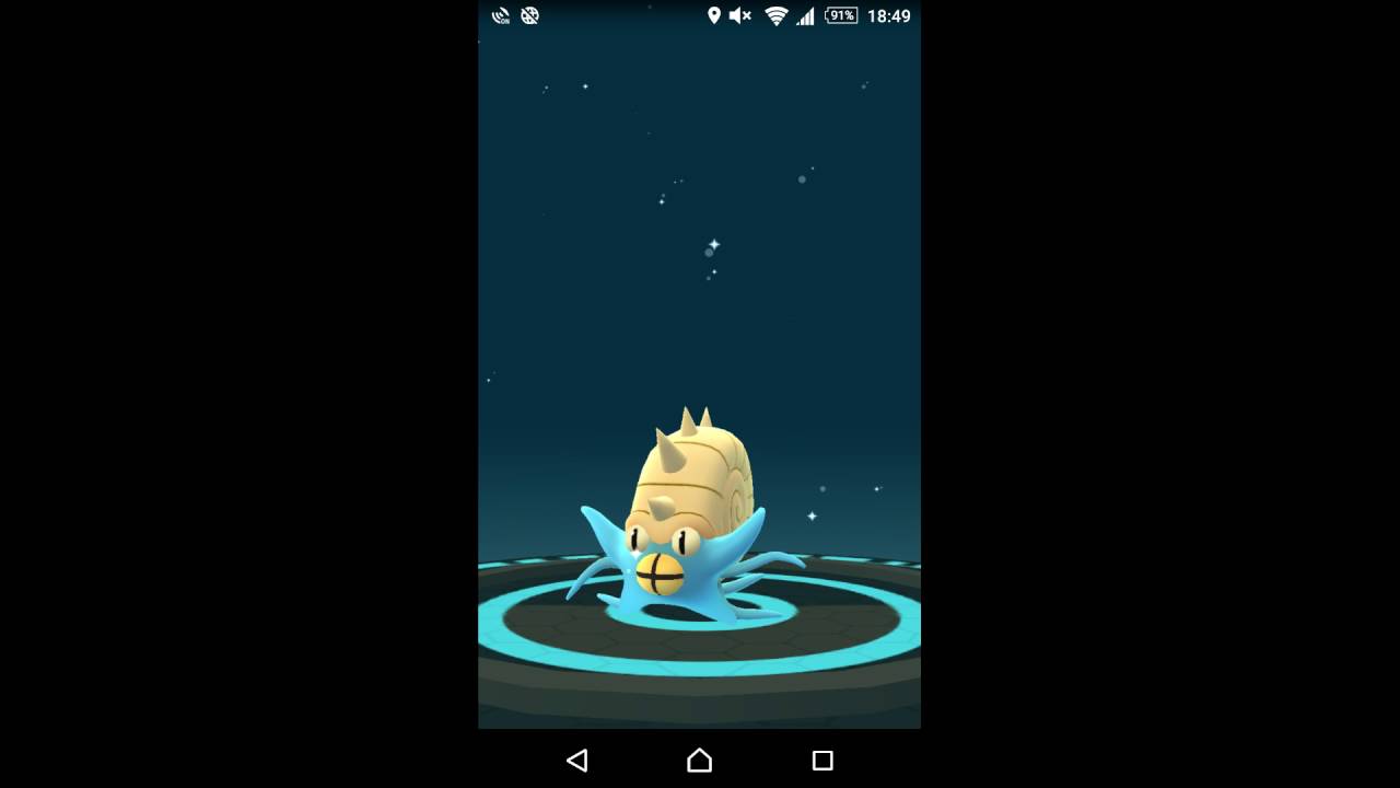 【ポケモンGO】オムナイト進化!!オムスター誕生♪