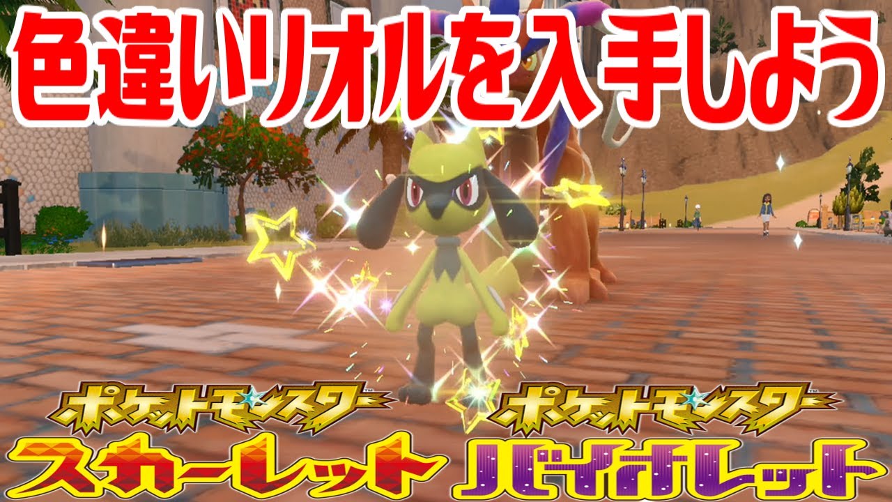 【ポケモンSV】色違いリオルを入手しよう タマゴふか(タマゴ孵化)【ポケットモンスター スカーレット・バイオレット】Pocket Monsters