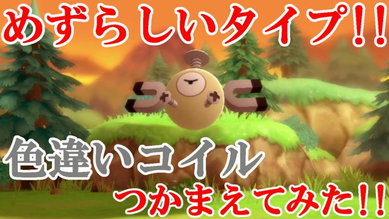 【ダイパリメイク】めずらしいタイプ！！色違いコイルつかまえてみた！！