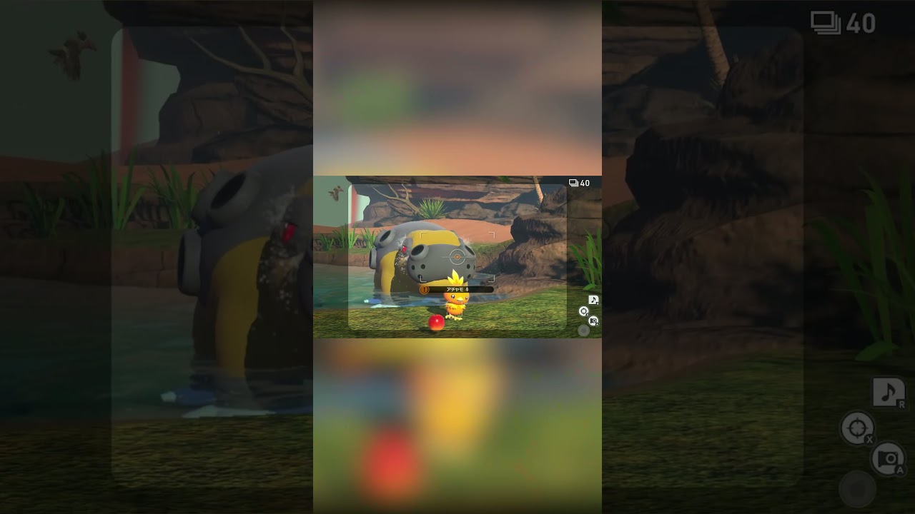 【Newポケモンスナップ NEW POKÉMON SNAP】アチャモは焼きりんごがお好き #shorts