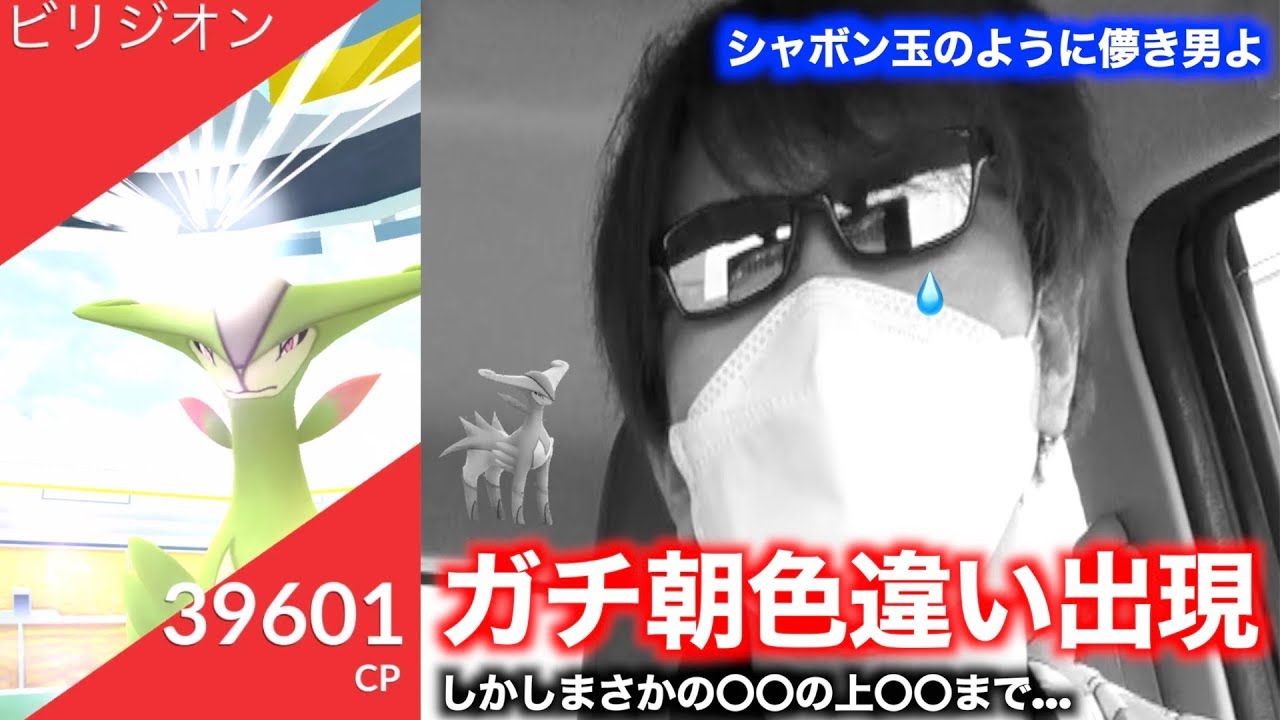 涙の色違い出現するもゆずに悲劇！ビリジオン色違い実装ガチ朝初日にとんでもないことが起こりました【ポケモンGO】