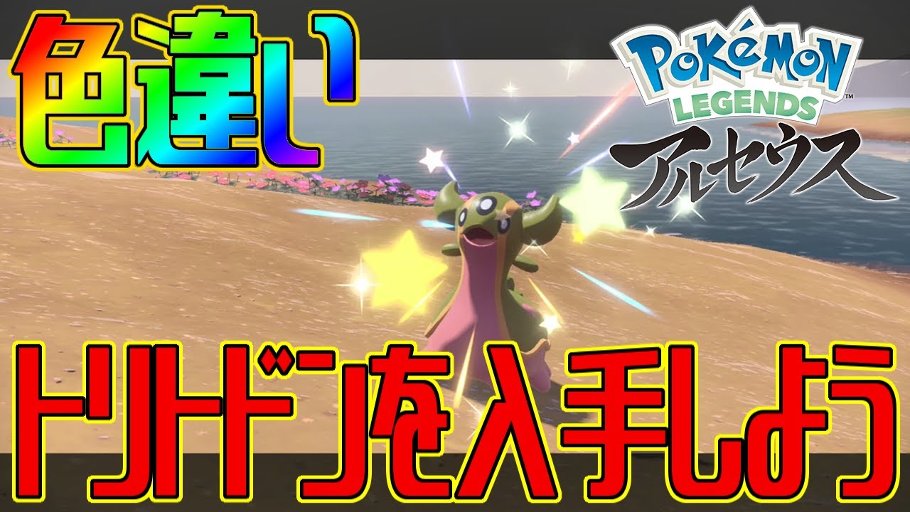【ポケモンアルセウス】色違いトリトドンを入手しよう(西)【Pokémon LEGENDS アルセウス】
