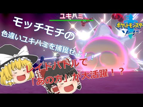 ユキハミレイド始動！！　ポケモン剣盾　特別編　色違いユキハミを求めてひたすらに駆けろ～！！【ゆっくり実況】