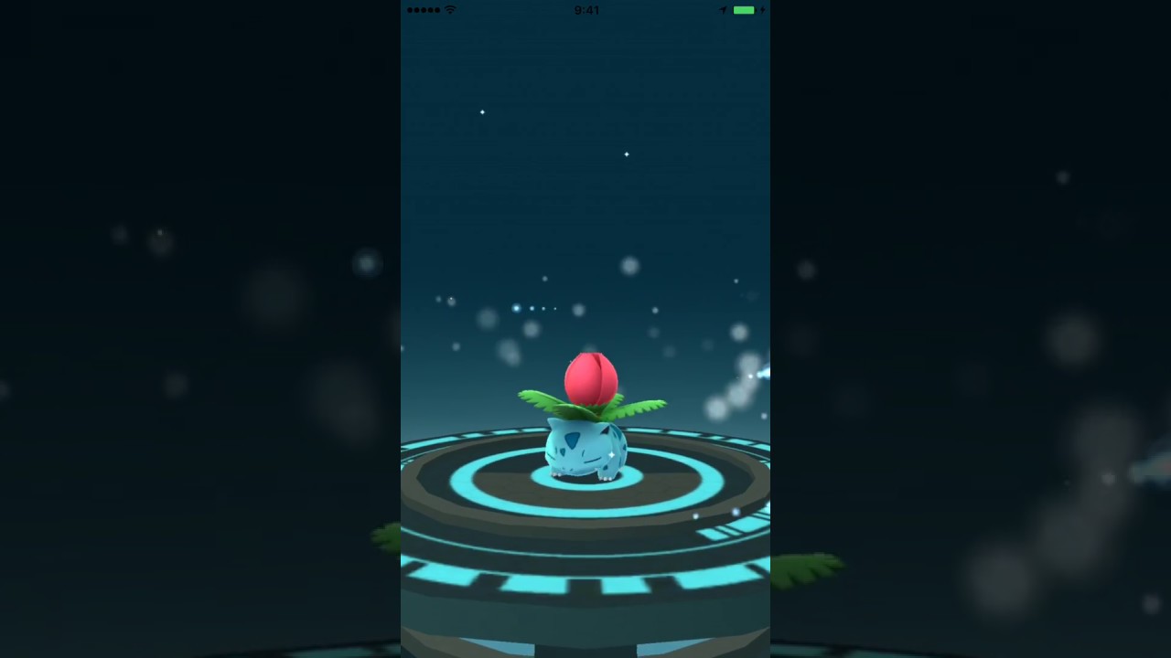 ポケモンGO　002-003　フシギソウからフシギバナへの進化の様子。 Pokémon Go Ivysaur evolution.