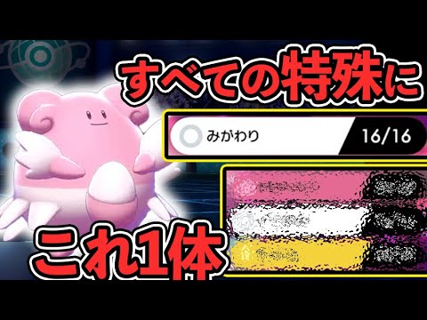 この1体で特殊は安心！『みがわり型ハピナス』にキミの魂も売ってみないか……！【ポケモン剣盾/シリーズ6】