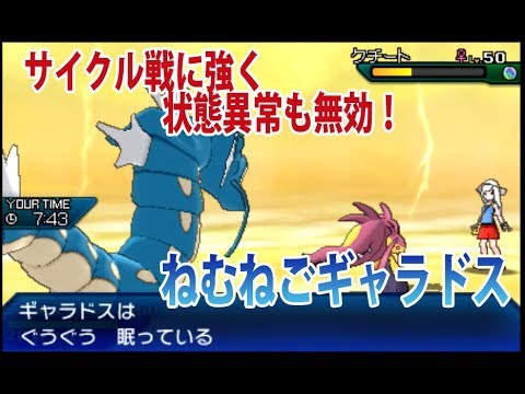 ギャラドスが頑張るメガジュカイン構築