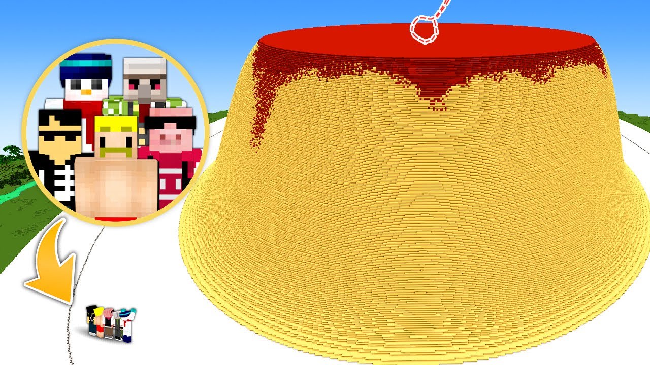 【マイクラ】巨大プリン登頂するまで終われません！