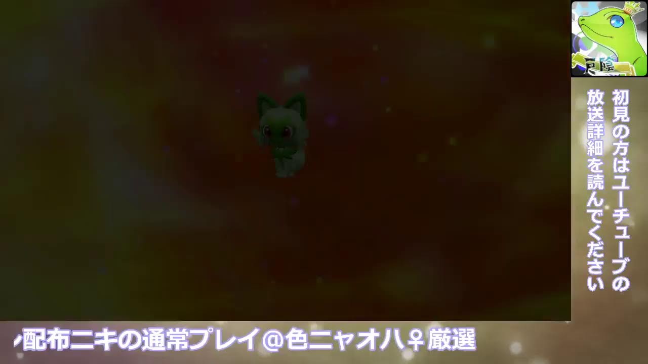 【#ポケモンSV】ミライドン配布ニキの色ニャオハ♀厳選【初見歓迎】