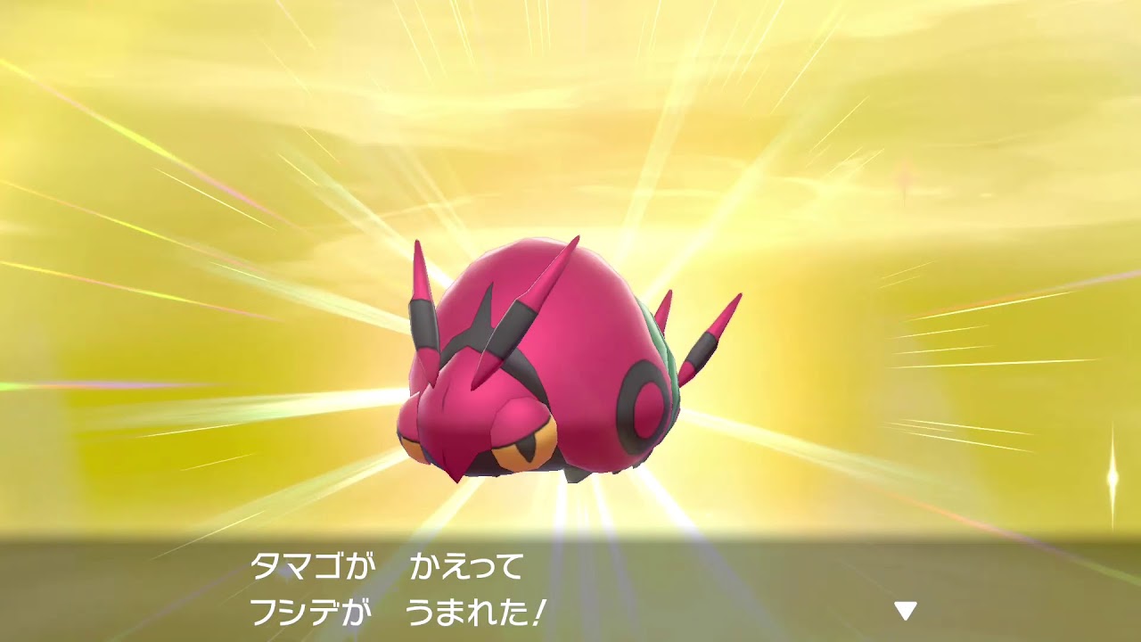 フシデの色違いを手に入れる