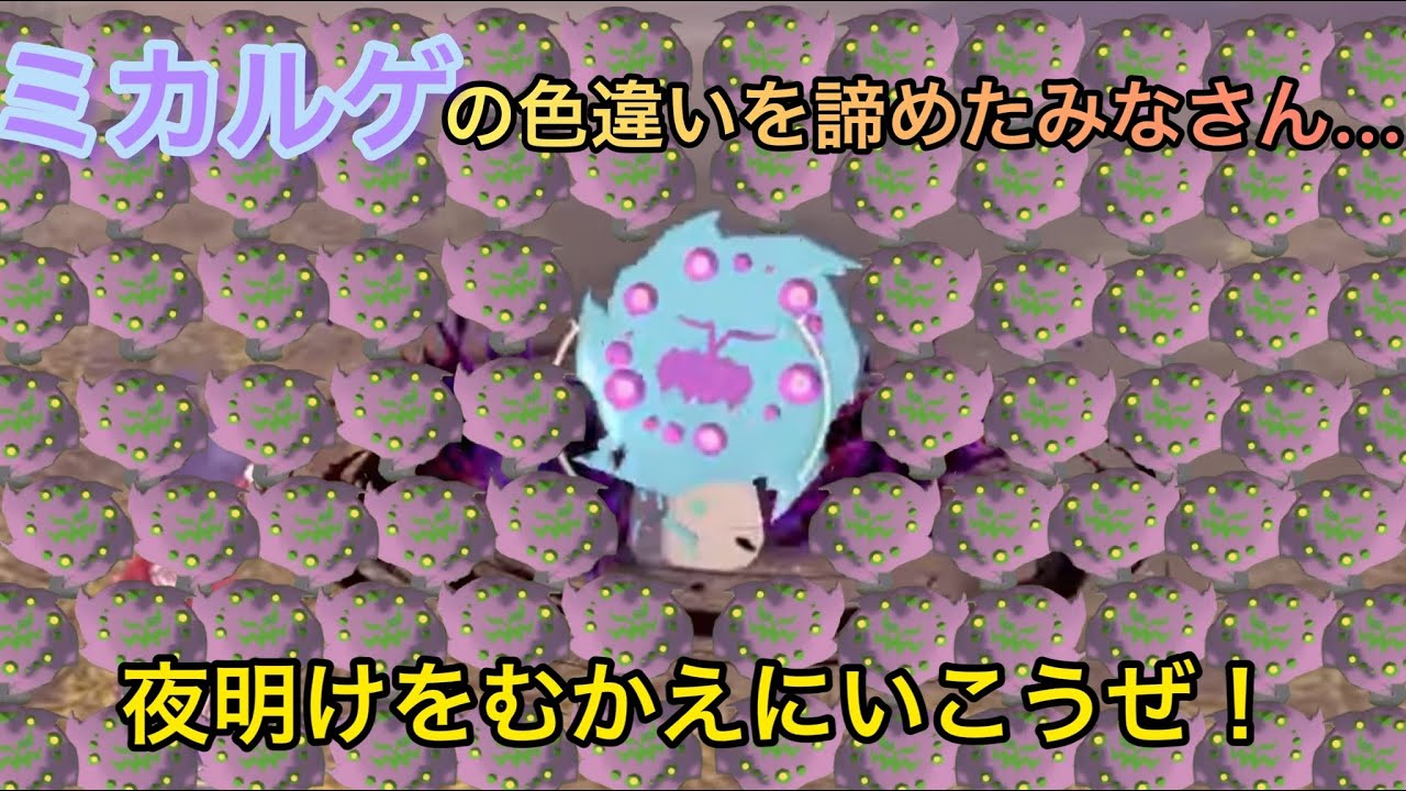 大大大発生でミカルゲの色違い捕まえたいんじゃっ！【ポケモンレジェンズアルセウス】
