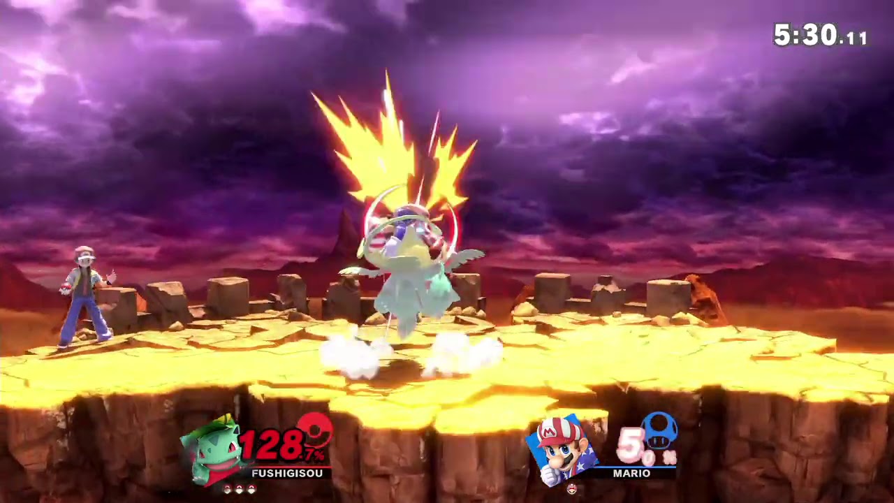 【スマブラSP】有利展開のフシギソウ、ゴジラくらい強い