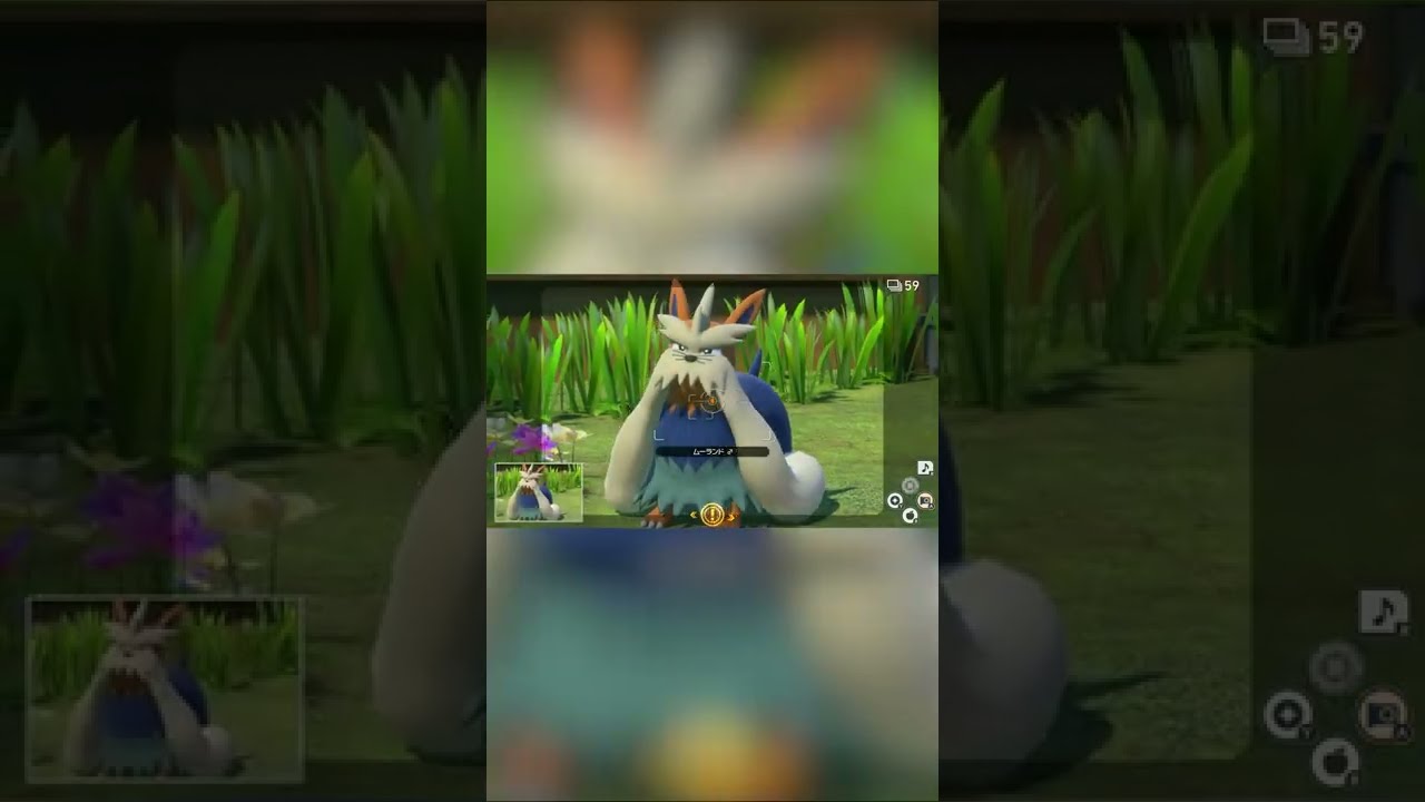 【Newポケモンスナップ NEW POKÉMON SNAP】静かに喜ぶムーランドが癒し #shorts