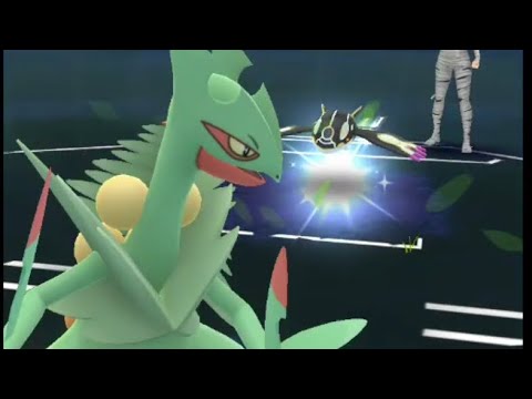 【ポケモンGo】メガシンカ🆚ゲンシカイキ！#ポケモンgopvp #ポケモンgoバトルリーグ #メガジュカイン#gbl #ゲンシカイオーガ