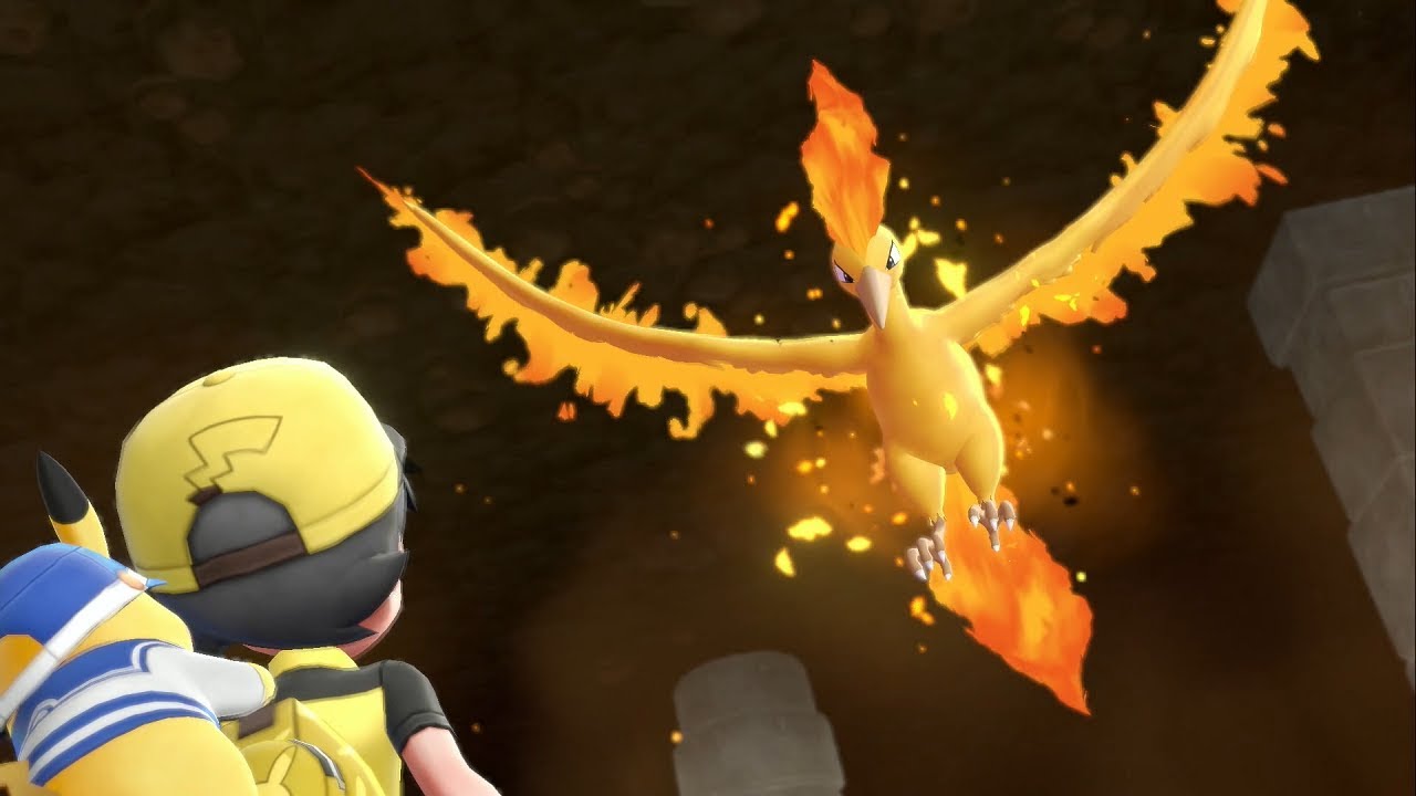 【ポケモンレッツゴーピカチュウ】ファイヤー 居場所･戦闘