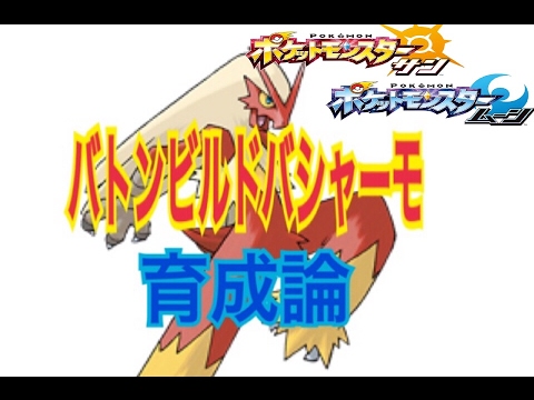 バトンビルドバシャーモ育成論！！[Pocket Monsters Sun And Moon]