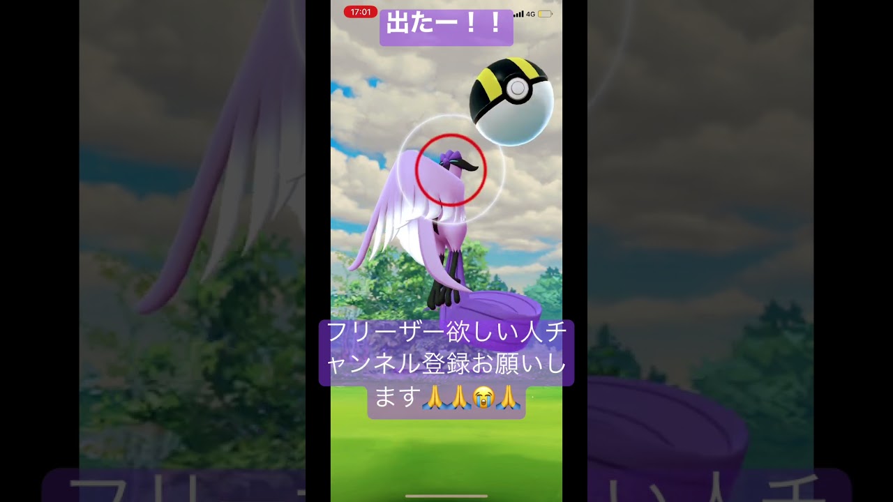 ガラルフリーザー出たー！#youtube #youtubeshort #youtubeshorts #pokemon #pokemongo #ポケモンgo #shorts #short #ポケgo