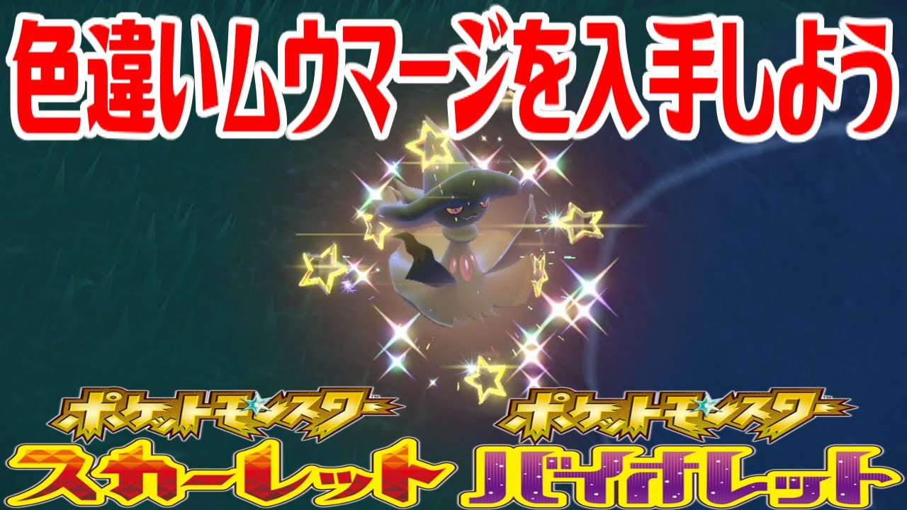 【ポケモンSV】色違いムウマージを入手しよう【ポケットモンスター スカーレット・バイオレット】Pocket Monsters