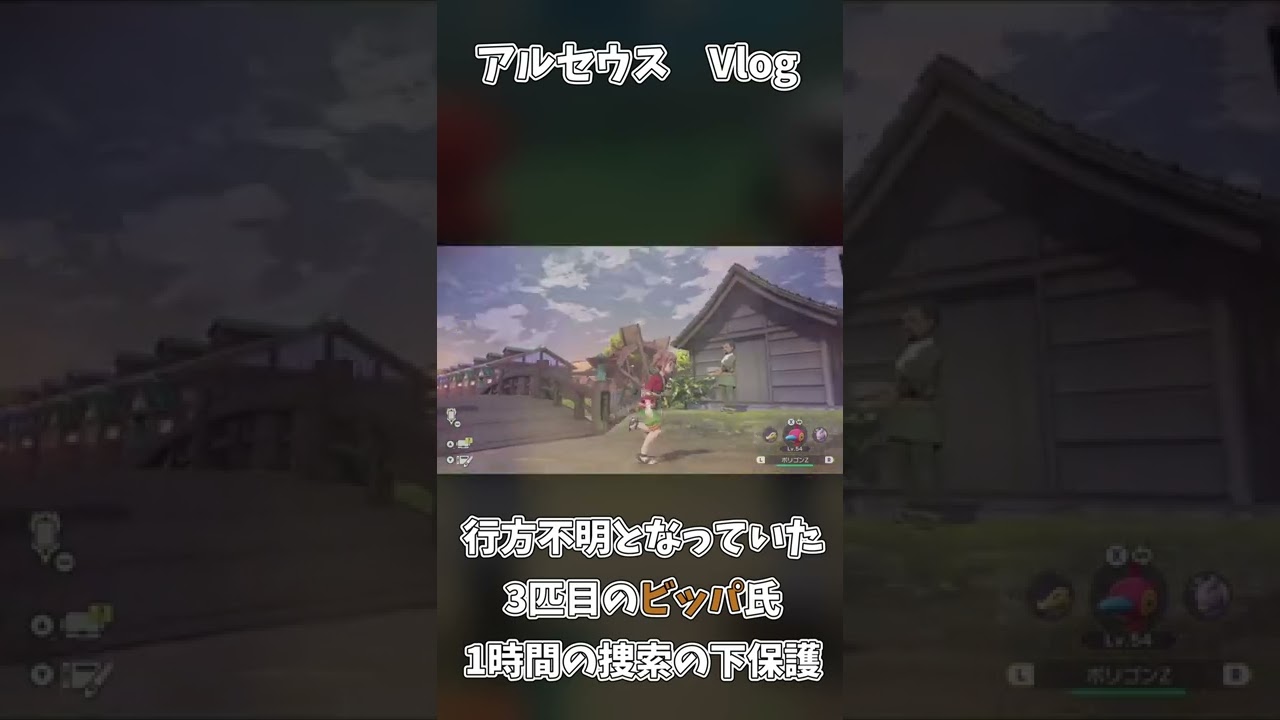 アルセウス Vlog11「いたずらビッパの3匹目、マジで見つからない...」【ポケモンレジェンズアルセウス】