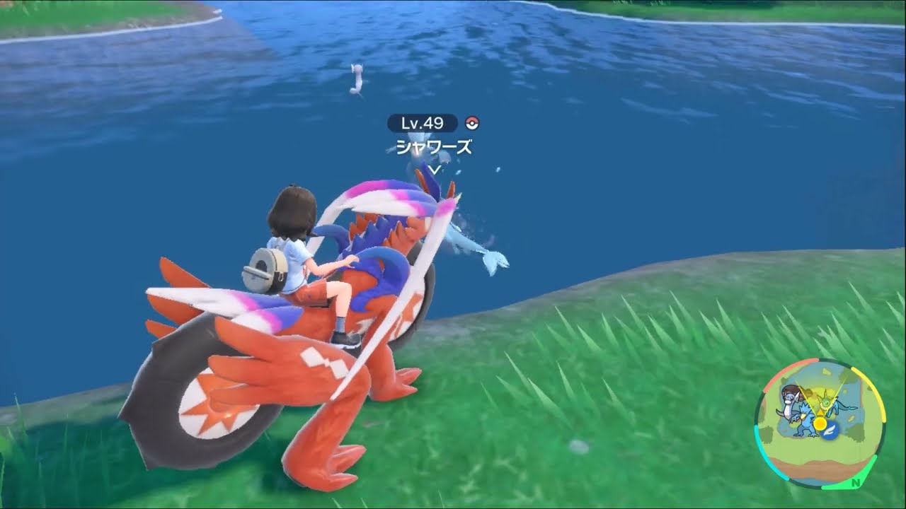 【ポケモンSV】シャワーズの出現場所・行き方【スカーレットバイオレット】