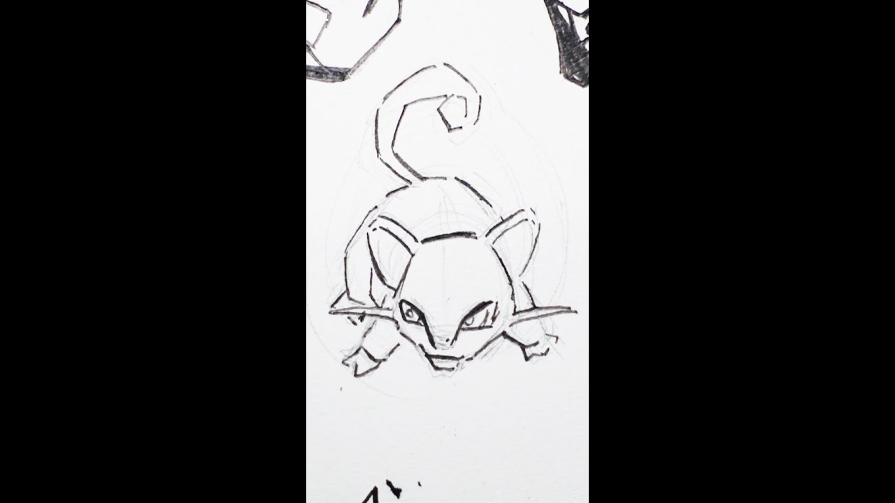 【ポケモン】　コラッタを描いてみた