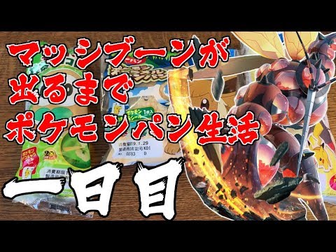 【ポケモンUSUM】マッシブーンが出るまで毎日ポケモンパン生活　一日目【ゆっくり実況】