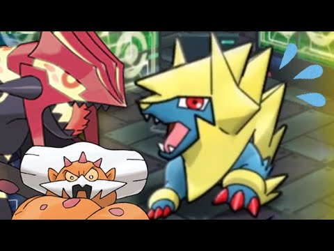 【ポケとる】メガライボルト相手にゲンシグラードン&ランドロスコンビで攻撃しまくるぞ！【ランキング実況】